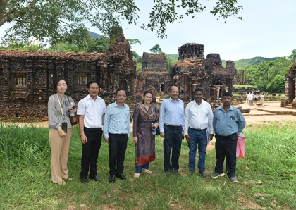 Funding from the Government of India for the Conservation of Group E-F at the My Son Sanctuary