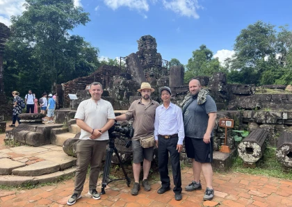 TVT Poland reporters visited My Son Heritage site in November  11th 2023