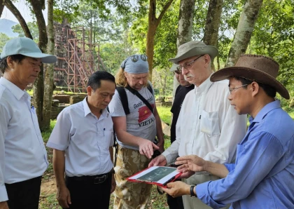 This is the first time the new light detection and racing technology applied to survey MySon heritage