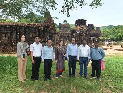 Funding from the Government of India for the Conservation of Group E-F at the My Son Sanctuary