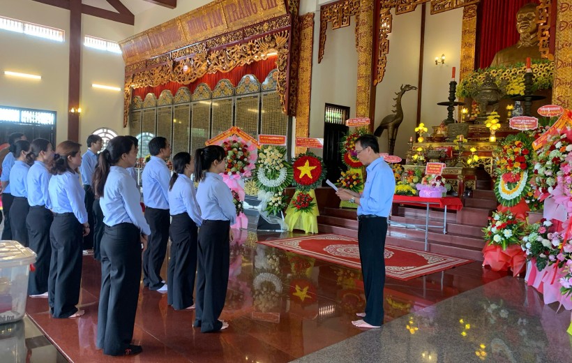 CHI BỘ PHÒNG BẢO TỒN BẢO TÀNG TỔ CHỨC SINH HOẠT CHUYÊN ĐỀ 05 NĂM 2026 GẮN VỚI HOẠT ĐỘNG VỀ NGUỒN